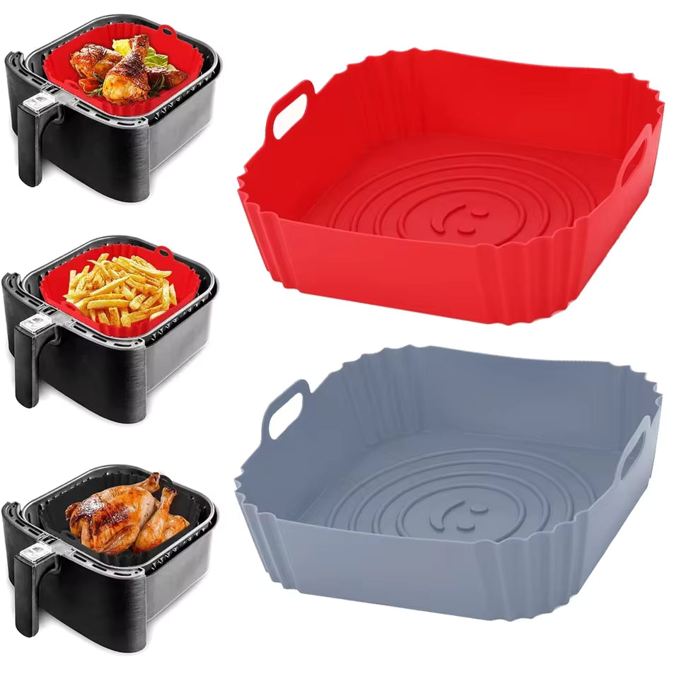 silicone air fryer liner Silicone Pot Basket Liners 6.3inch Round Non-stick