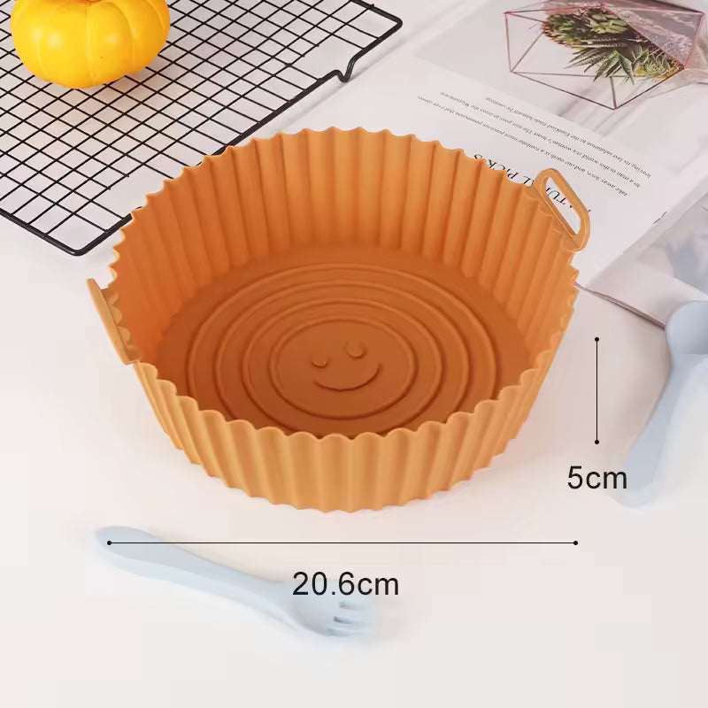 silicone air fryer liner Silicone Pot Basket Liners 6.3inch Round Non-stick