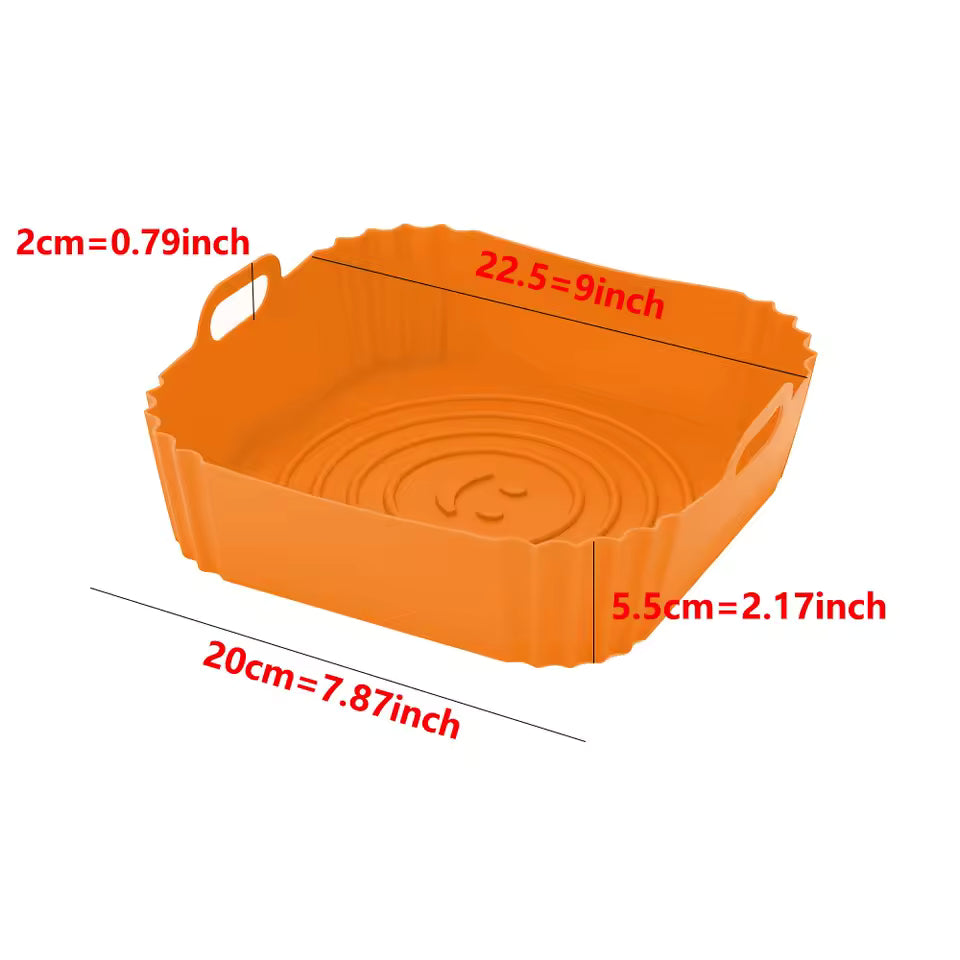 silicone air fryer liner Silicone Pot Basket Liners 6.3inch Round Non-stick
