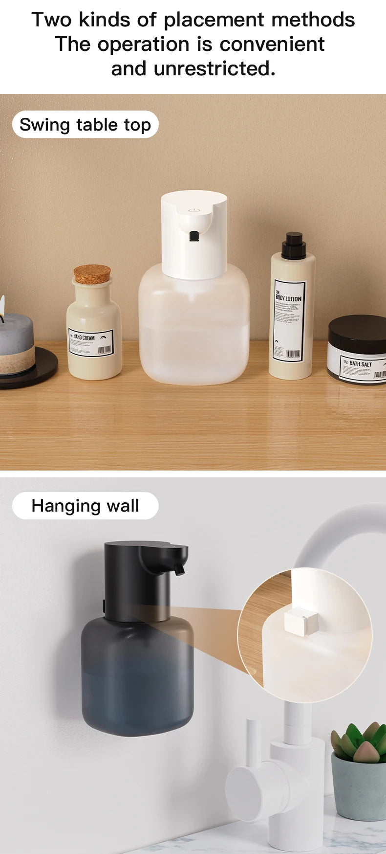 automatic soap dispenser Automatic Infrared Sensor Touchless Hand-Free Soap
