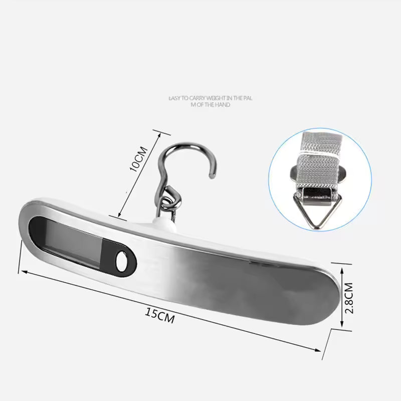Digital Luggage Scale 110lb/50kg | Portable Electronic Hanging Scale for Travel