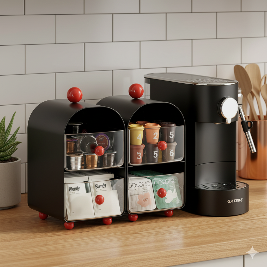 Coffee Pod Drawer for K Cup Storage Drawer Holder, Capacity Pods Organizer