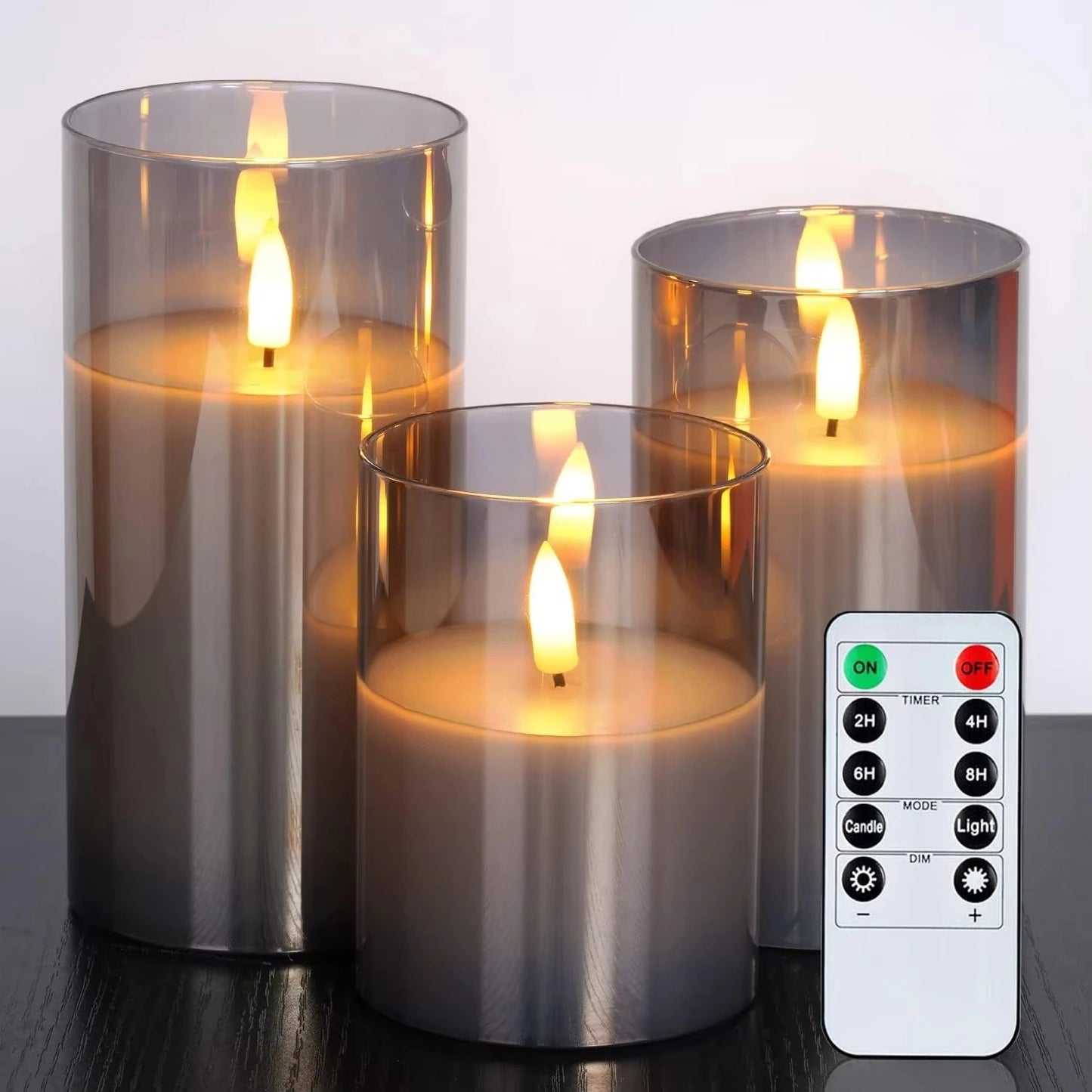 LED Candle Light 3 In 1 Flameless Candles with Remote Battery Operated halloween
