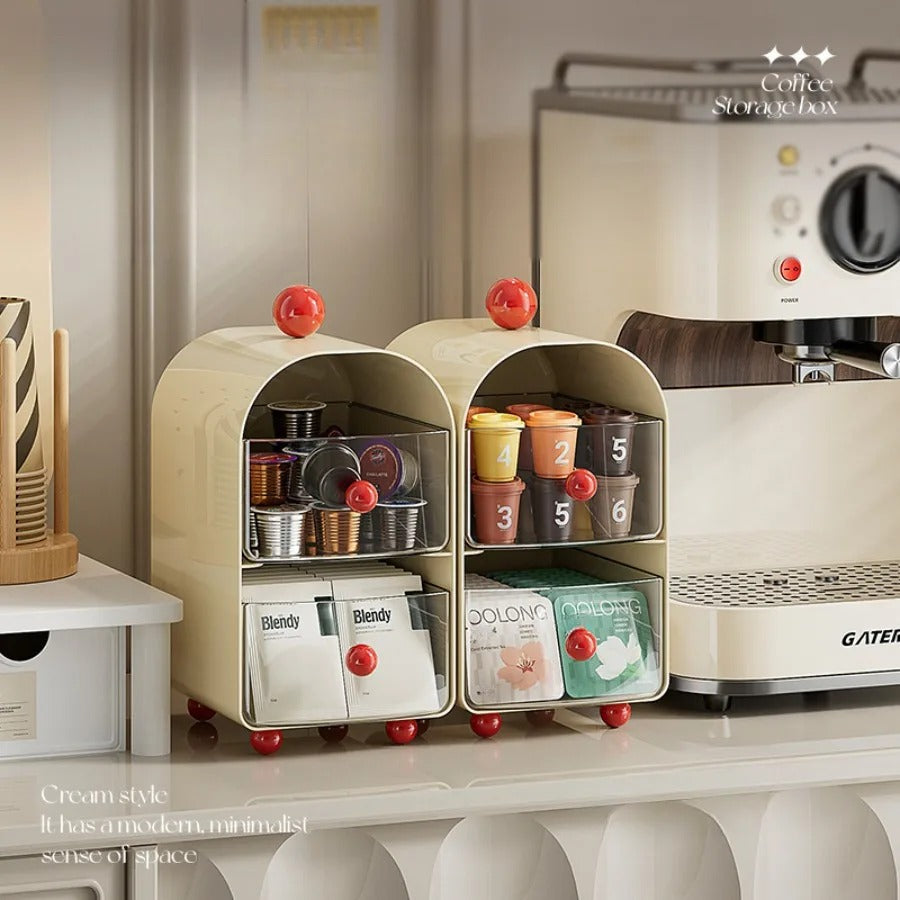 Coffee Pod Drawer for K Cup Storage Drawer Holder, Capacity Pods Organizer