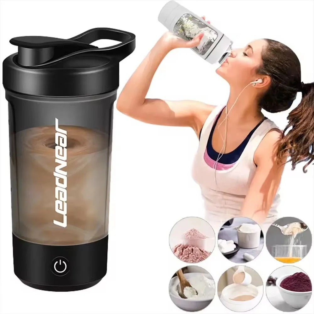 450ML Electric Protein Mixer Shaker Bottle Vortex Cup Blender Drink Portable US