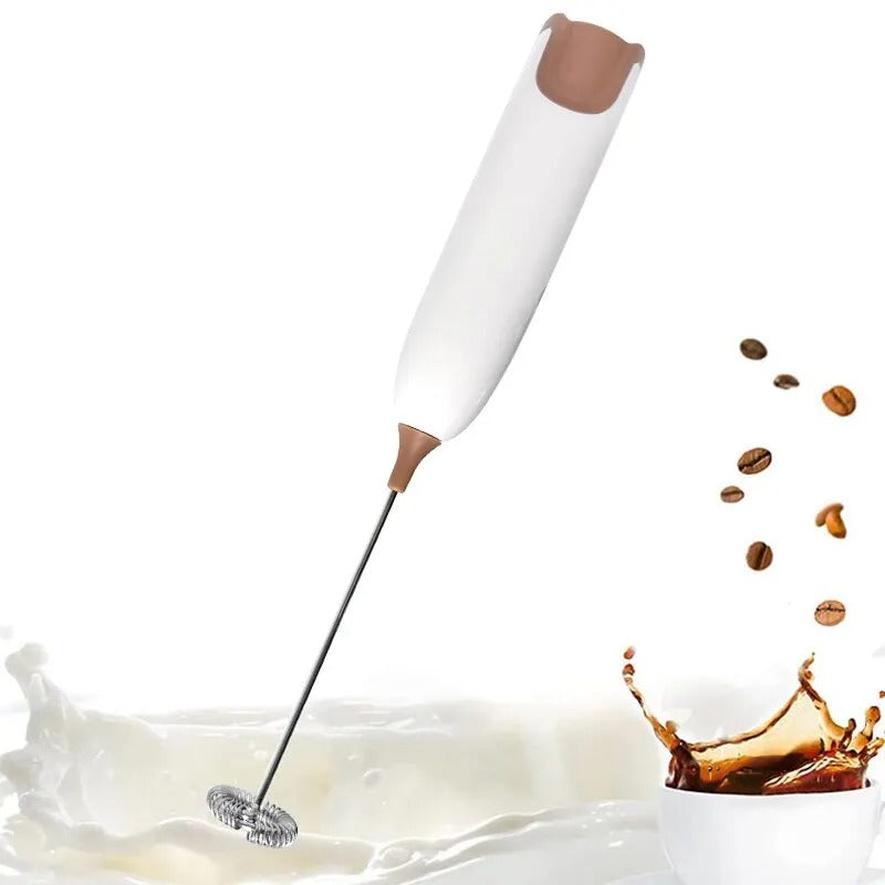 Electric Milk Frother Handheld Whisk Mixer Stirrer Coffee Egg USB Rechargeable