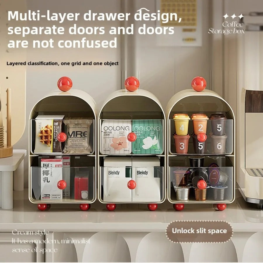 Coffee Pod Drawer for K Cup Storage Drawer Holder, Capacity Pods Organizer