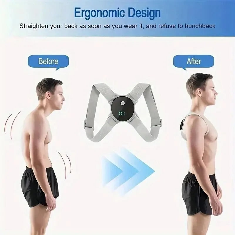 Back Posture Corrector Belt Adjustable Back Brace Straightener For Men Women