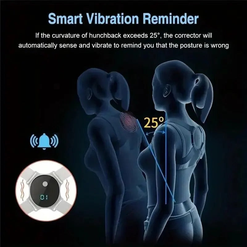 Back Posture Corrector Belt Adjustable Back Brace Straightener For Men Women