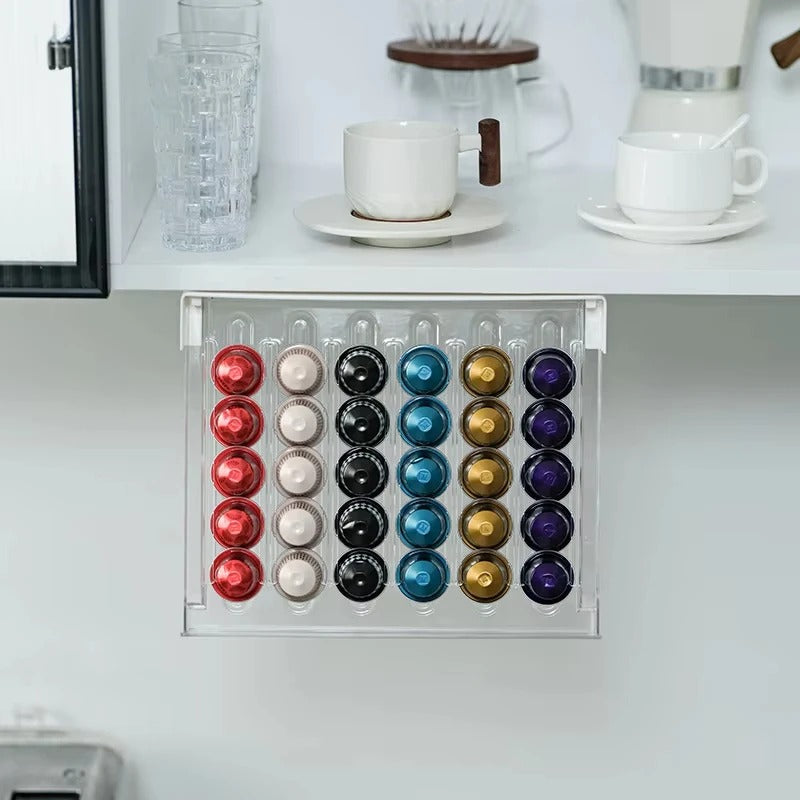 Coffee Pod Holder Compatible with Kcup Pods Coffee Holder Drawer Organizer Tray