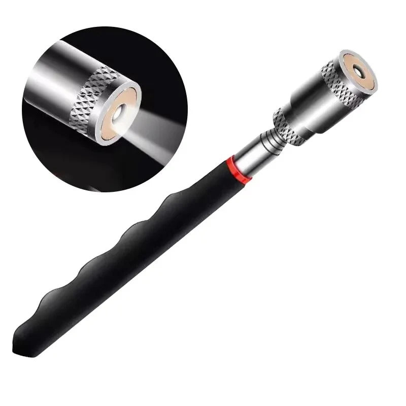 3pcs Magnet Pickup Tool Stick Telescoping Include 8 lb LED Light Grabber Extend