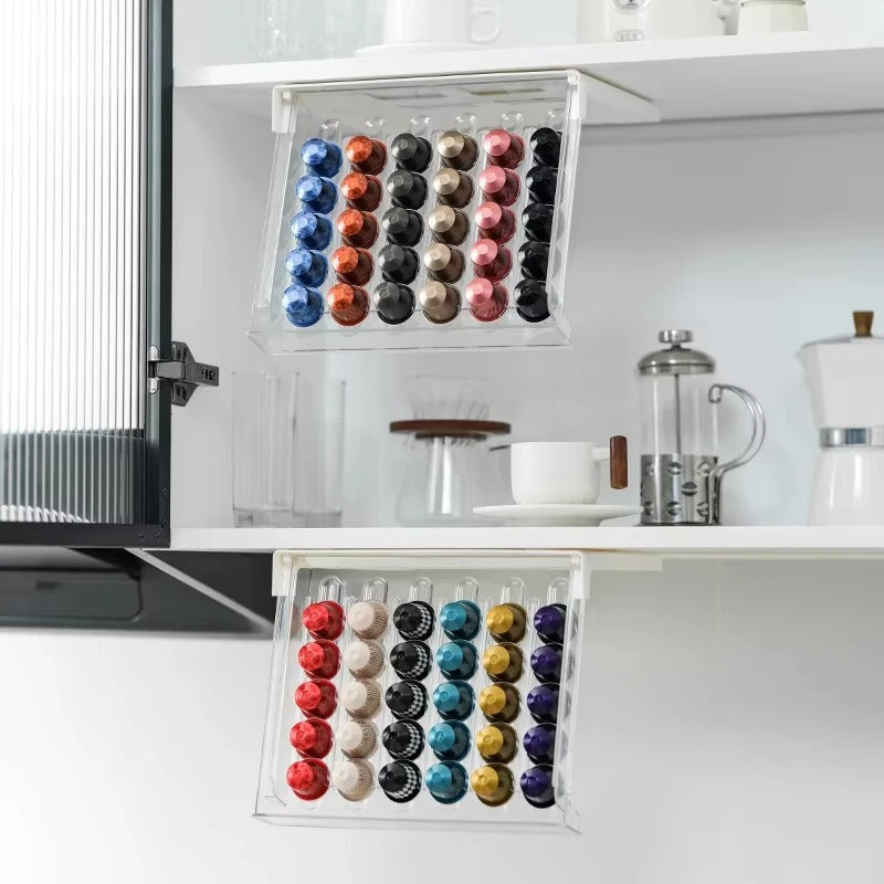 Coffee Pod Holder Compatible with Kcup Pods Coffee Holder Drawer Organizer Tray