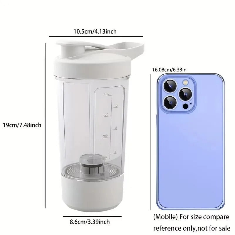 450ML Electric Protein Mixer Shaker Bottle Vortex Cup Blender Drink Portable US