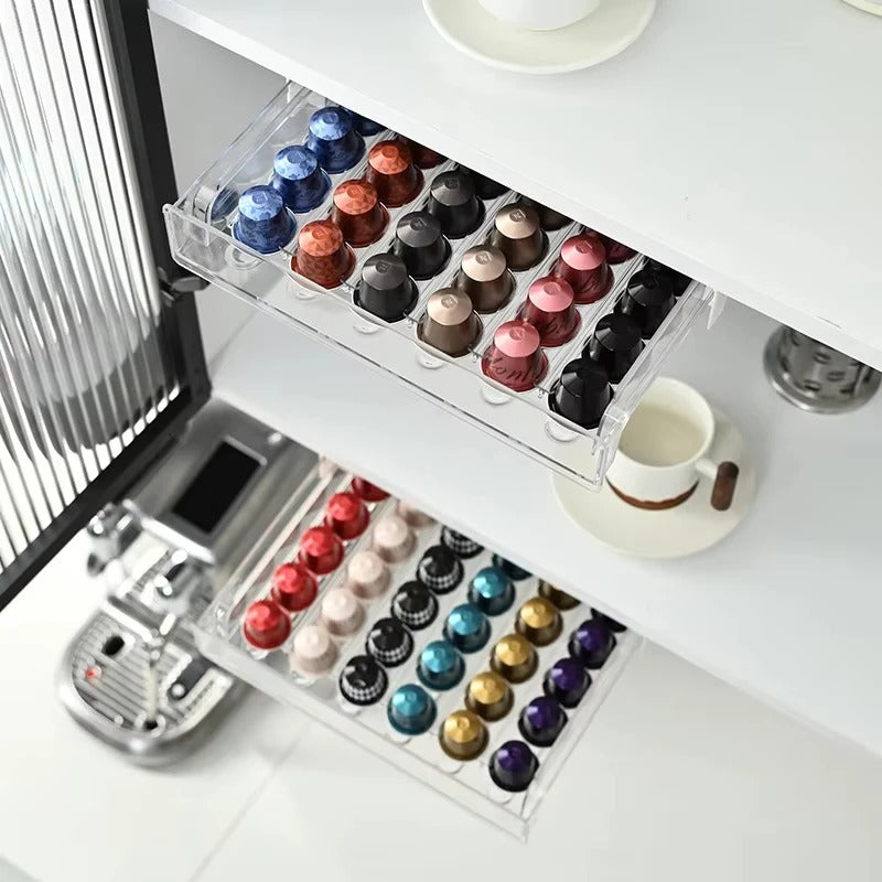 Coffee Pod Holder Compatible with Kcup Pods Coffee Holder Drawer Organizer Tray