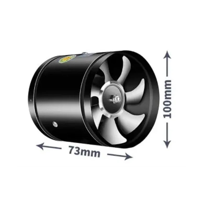 Exhaust Fan Portable Kitchen Ventilation Fan Wall Mount with Backdraft Damper
