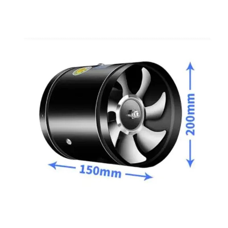 Exhaust Fan Portable Kitchen Ventilation Fan Wall Mount with Backdraft Damper
