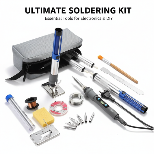 New Electric Soldering Iron Welding Gun Tool Kit Solder Wire Desoldering Pump US