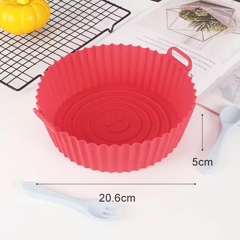 silicone air fryer liner Silicone Pot Basket Liners 6.3inch Round Non-stick