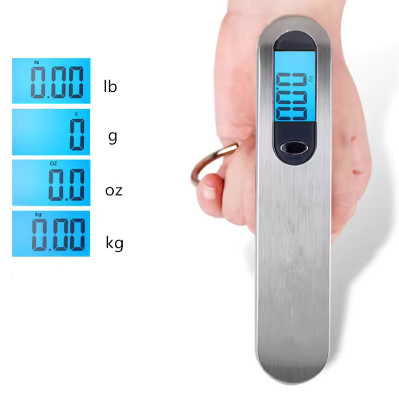 Digital Luggage Scale 110lb/50kg | Portable Electronic Hanging Scale for Travel