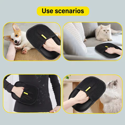 Pet Hair Remover, Static Pet Hair Removal Gloves Reusable Cat Dog Hair Remover