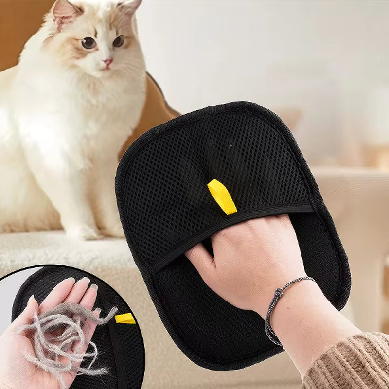 Pet Hair Remover, Static Pet Hair Removal Gloves Reusable Cat Dog Hair Remover