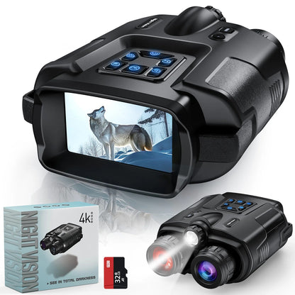 Share Night Vision Goggles Infrared Digital Binoculars For lotal Darkness Sunreillance