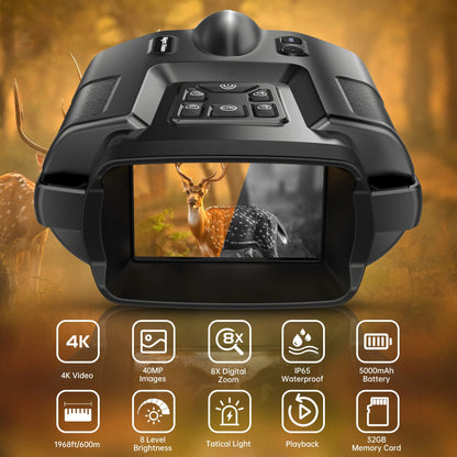 Share Night Vision Goggles Infrared Digital Binoculars For lotal Darkness Sunreillance