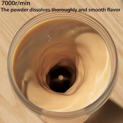 450ML Electric Protein Mixer Shaker Bottle Vortex Cup Blender Drink Portable US