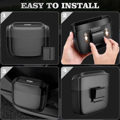 Portable Car Trash Can Garbage Bin Bag Organizer for Vehicles Waterproof