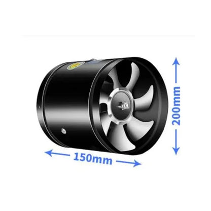 Exhaust Fan Portable Kitchen Ventilation Fan Wall Mount with Backdraft Damper