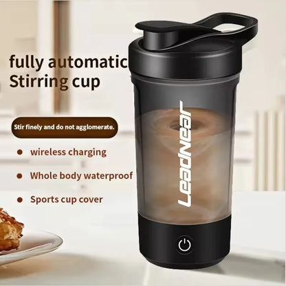 450ML Electric Protein Mixer Shaker Bottle Vortex Cup Blender Drink Portable US