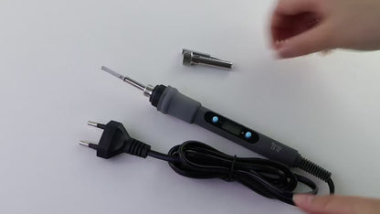 New Electric Soldering Iron Welding Gun Tool Kit Solder Wire Desoldering Pump US