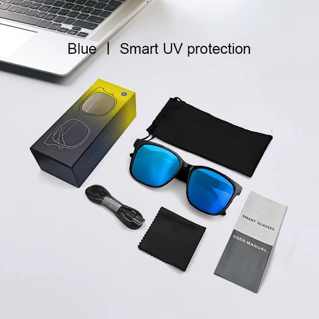 GS Smart Glasses Blue / Lentes Inteligentes Azul