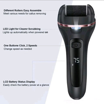 Pro Electric Foot Grinder File Callus Remover Dead Skin Power Pedicure Tool